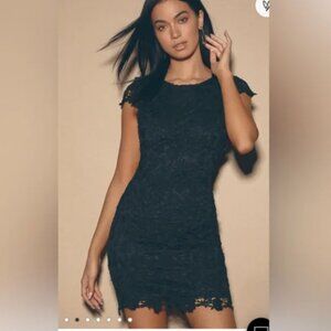 Lulus Romance Language Backless Lace Dress